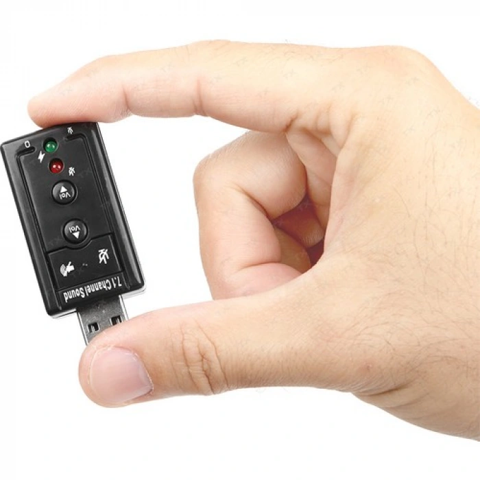 Harici Usb 7.1 Kanal Usb 3.5 Mm Jack Dönüştücü Ses Kartı