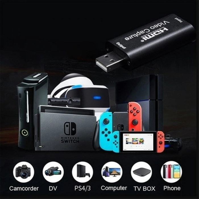 Video Capture USB 2.0 To HDMI Çevirici Dönüştürücü Adaptör