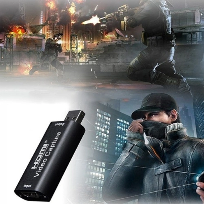 Video Capture USB 2.0 To HDMI Çevirici Dönüştürücü Adaptör