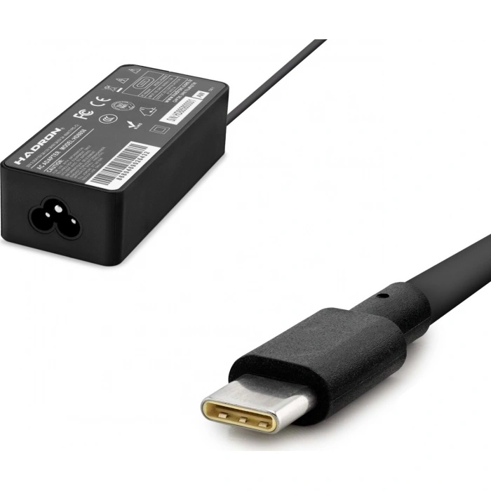 Hadron HD8858 Notebook Adaptör USB Type-C 5V 3A - 20V 2.25A Arası 65W