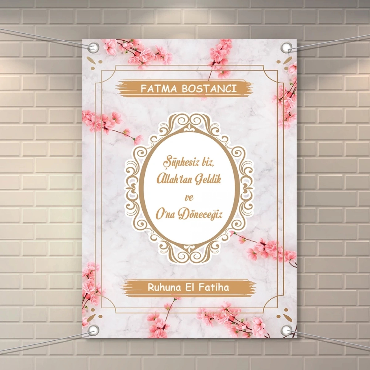 Zerafet Pembe Model Branda Afiş 50 x 70 cm