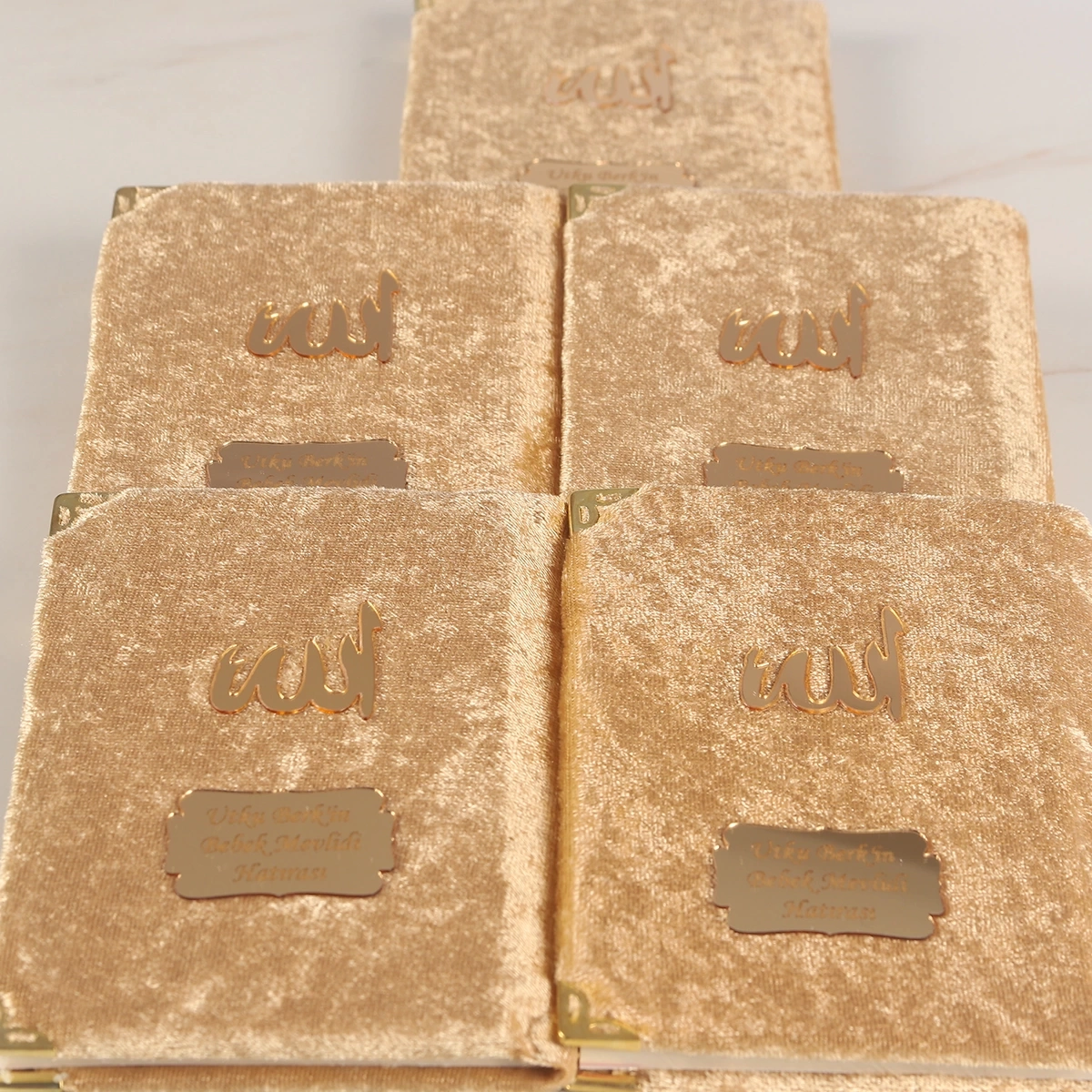 64 Sayfa Gold Kadife Yasin