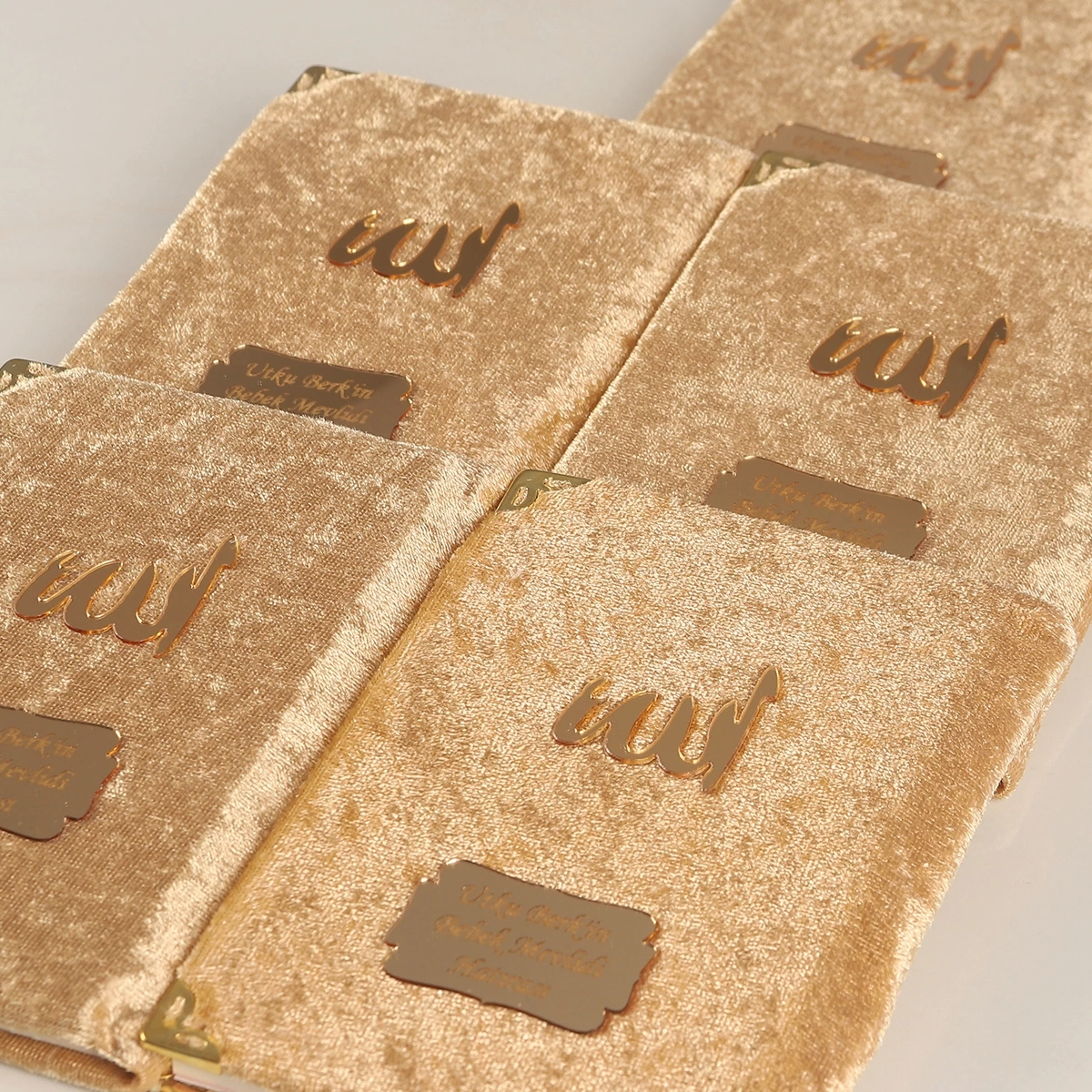 64 Sayfa Gold Kadife Yasin