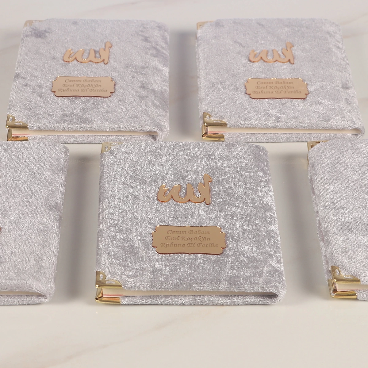 64 Sayfa Gri Kadife Yasin