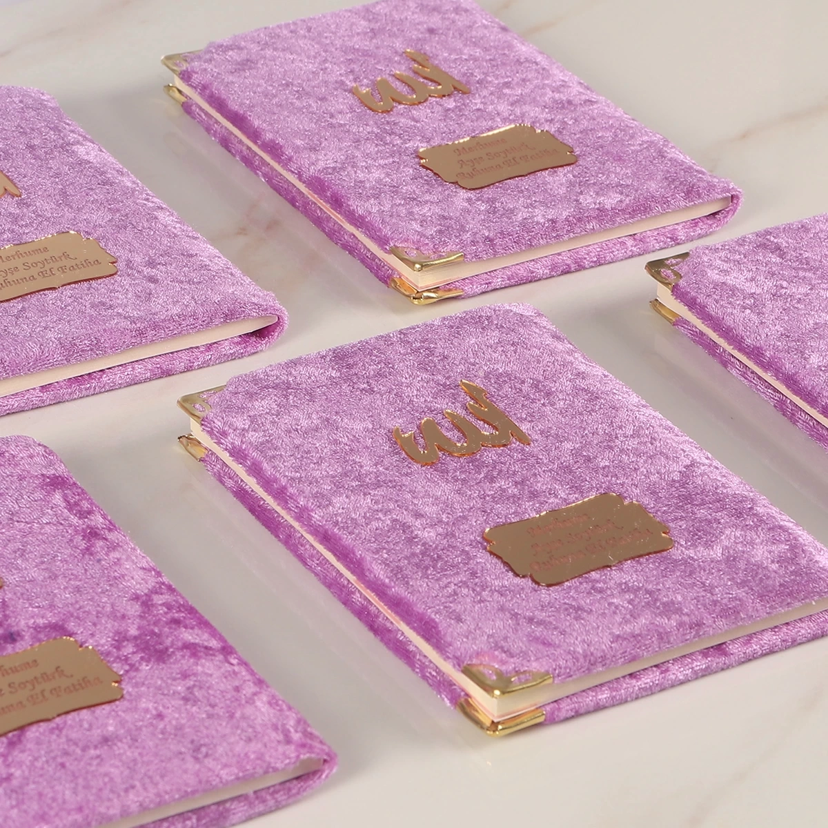 64 Sayfa Lila Keseli Kadife Yasin