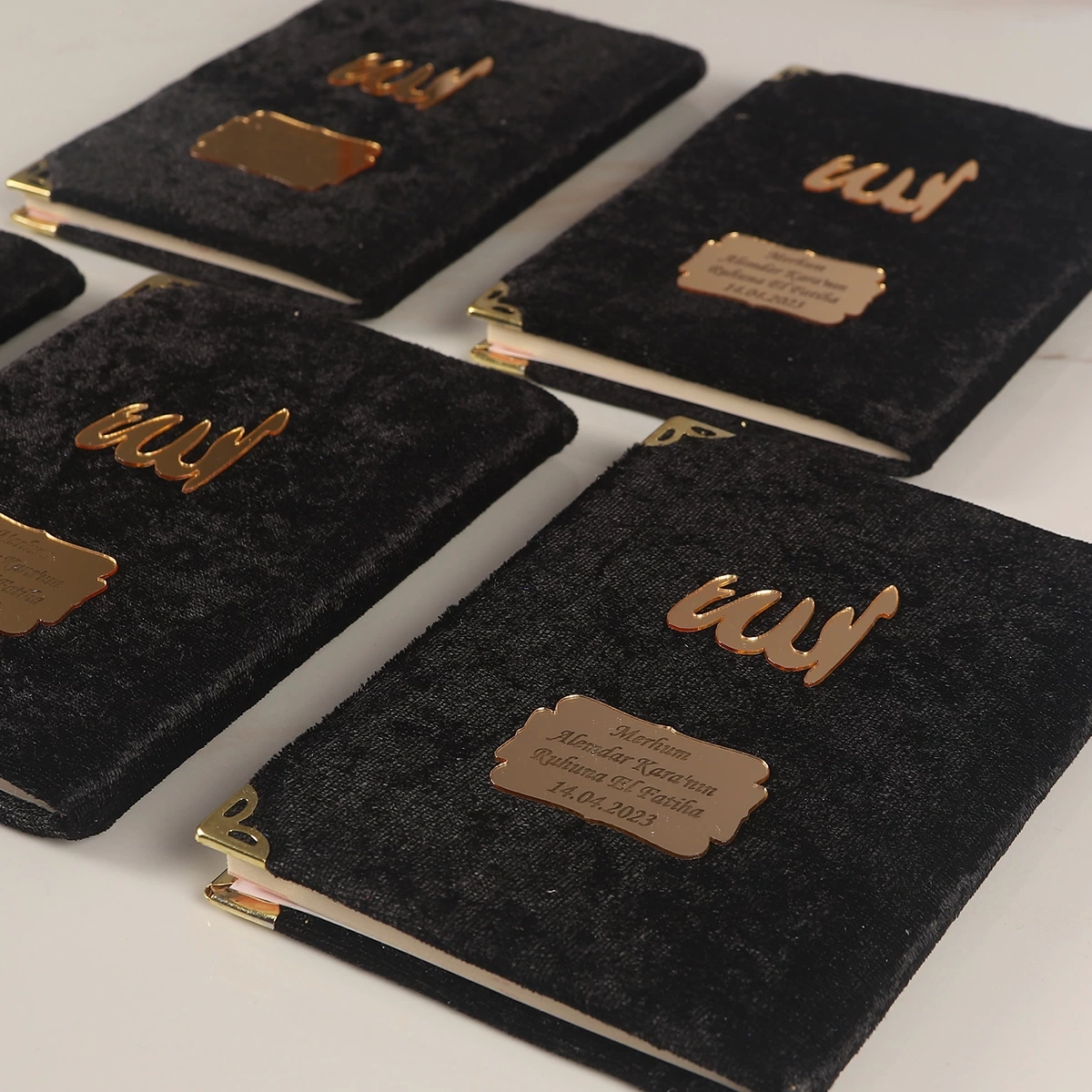 64 Sayfa Siyah Kadife Yasin