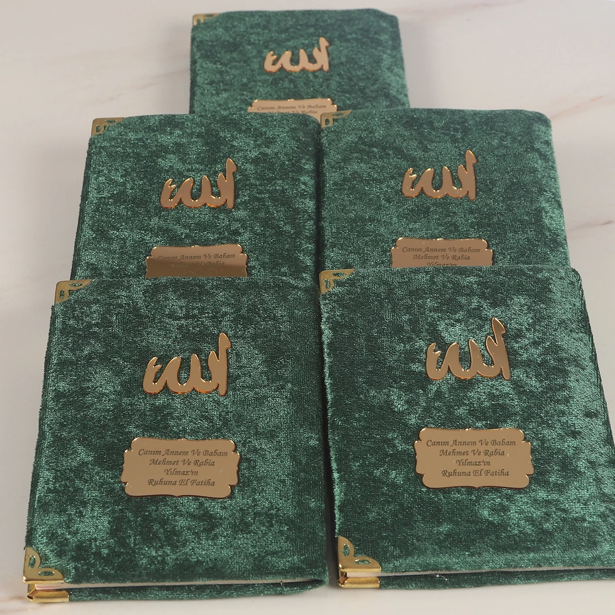 64 Sayfa Zümrüt Kadife Yasin