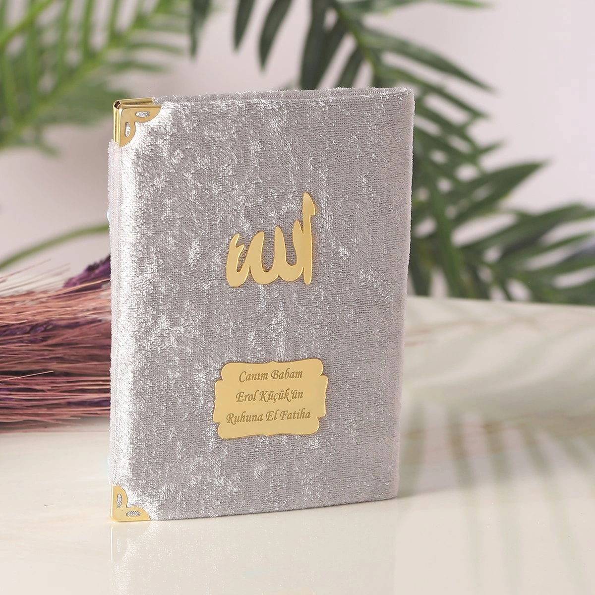 64 Sayfa Gri Kadife Yasin