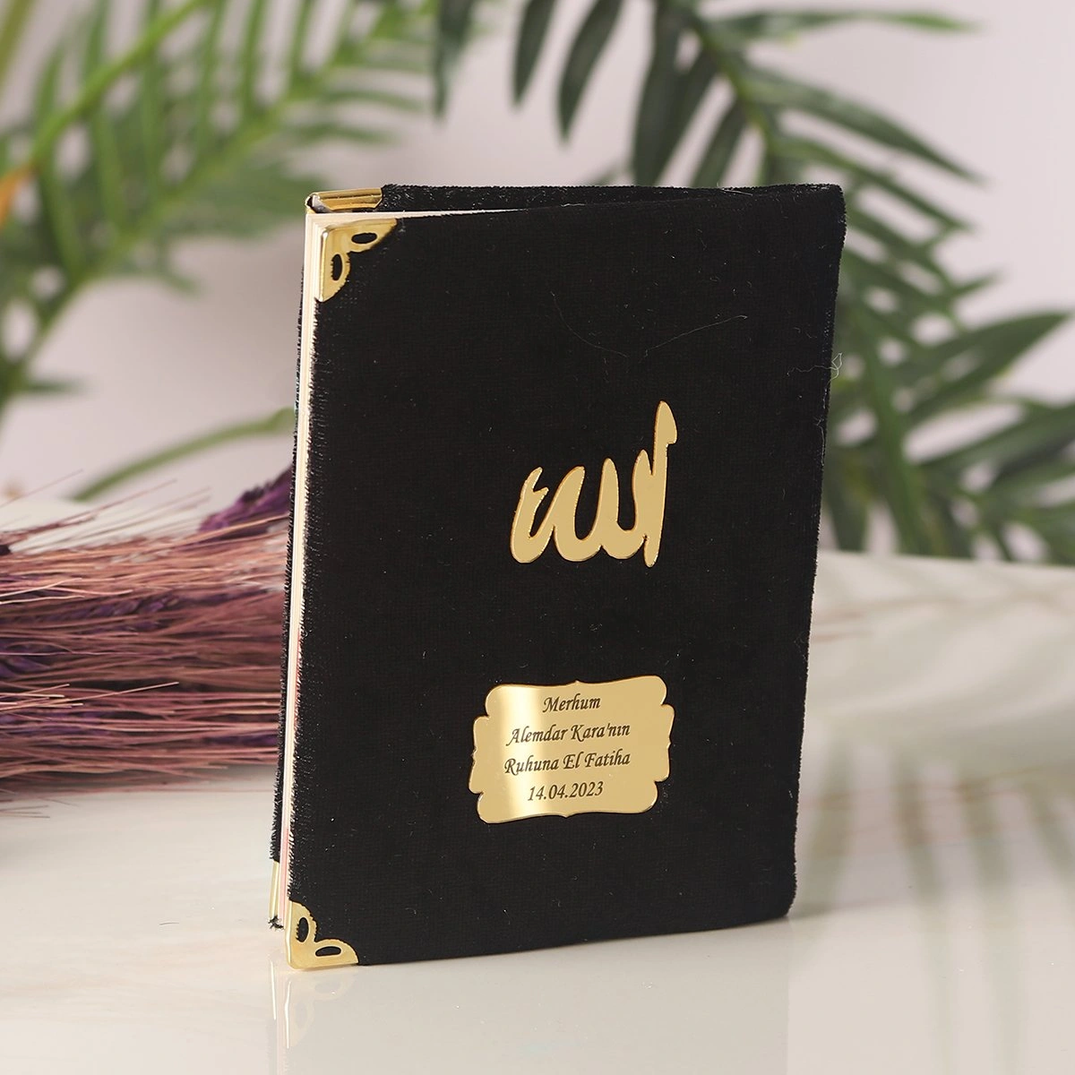 64 Sayfa Siyah Kadife Yasin