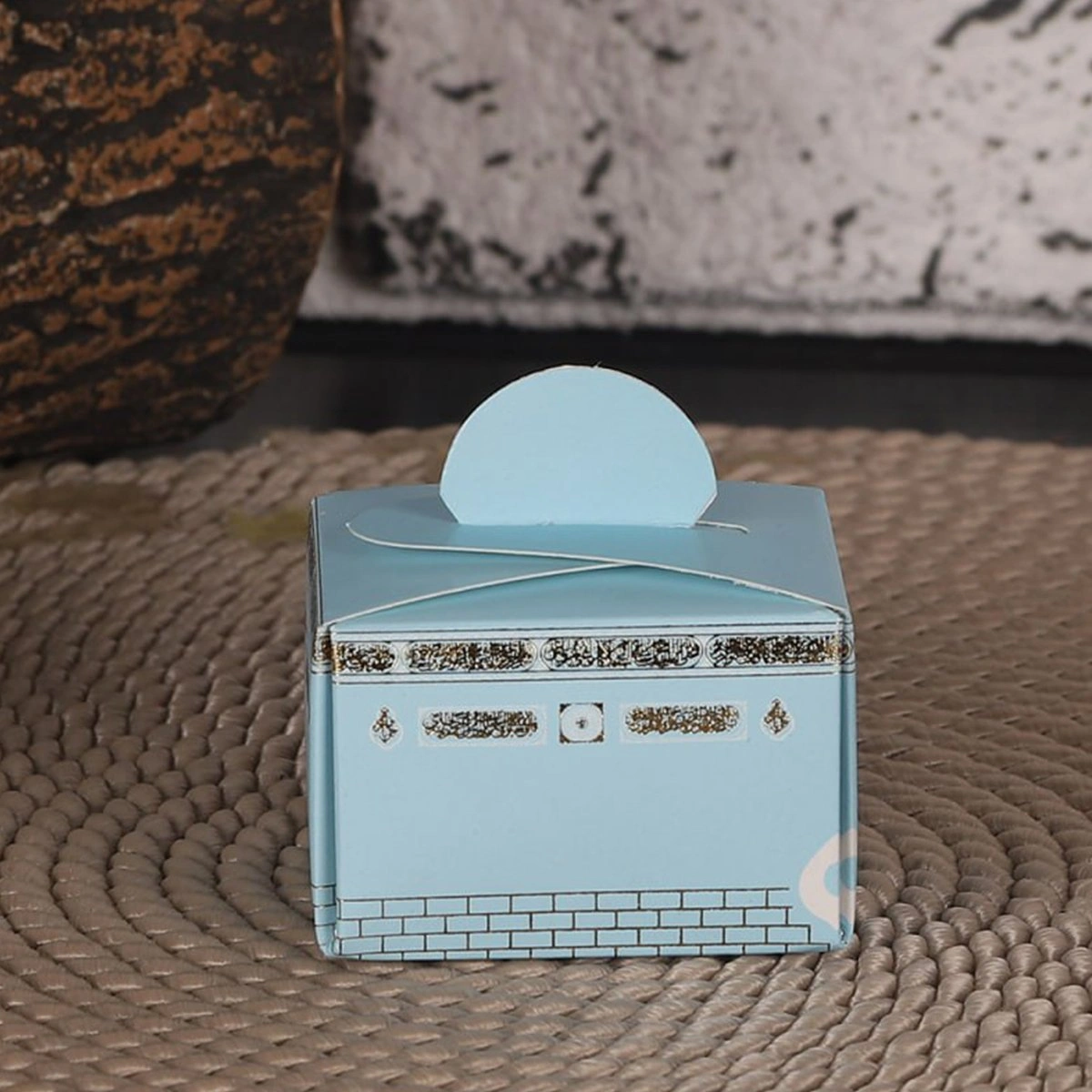 64 Sayfa Yaldız Kabe Mavi Lokumluk