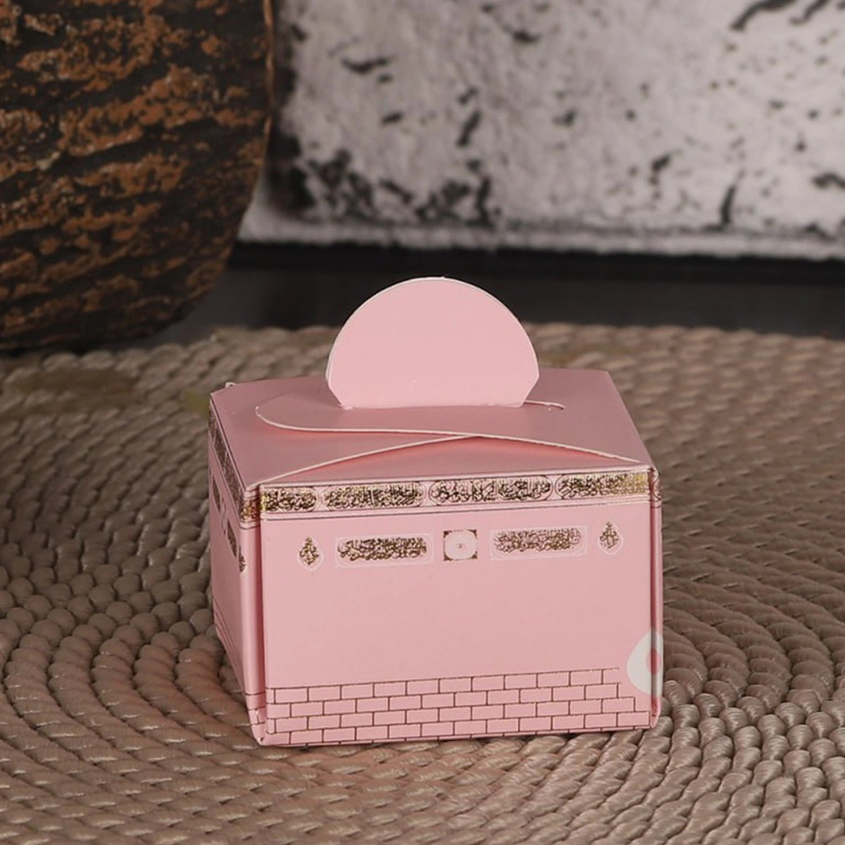 64 Sayfa Yaldız Kabe Pembe Lokumluk