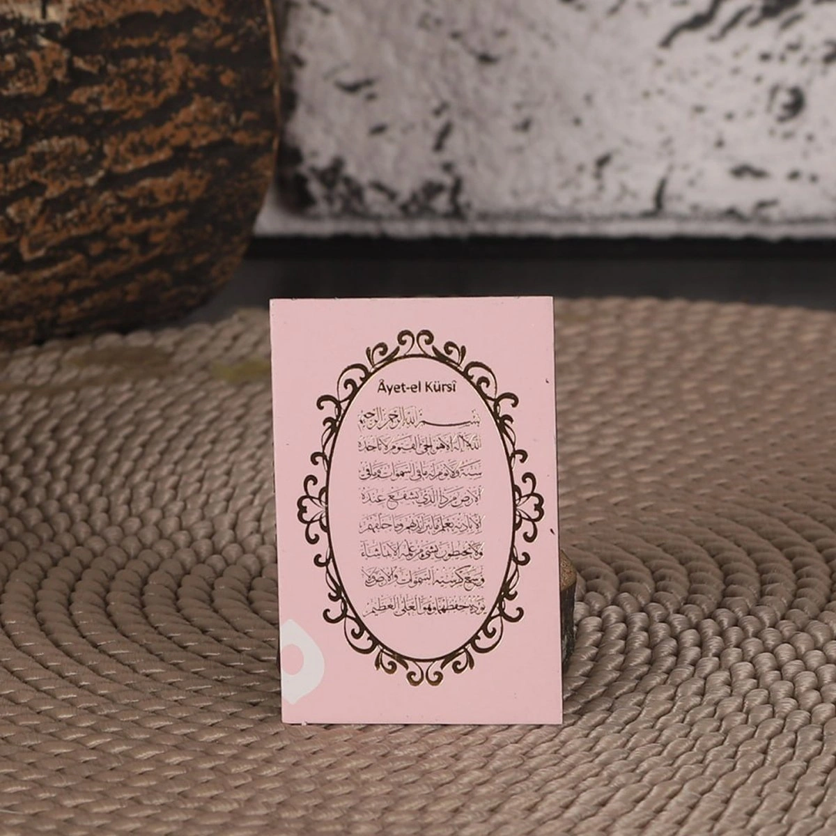 64 Sayfa Yaldız Kabe Pembe Magnet