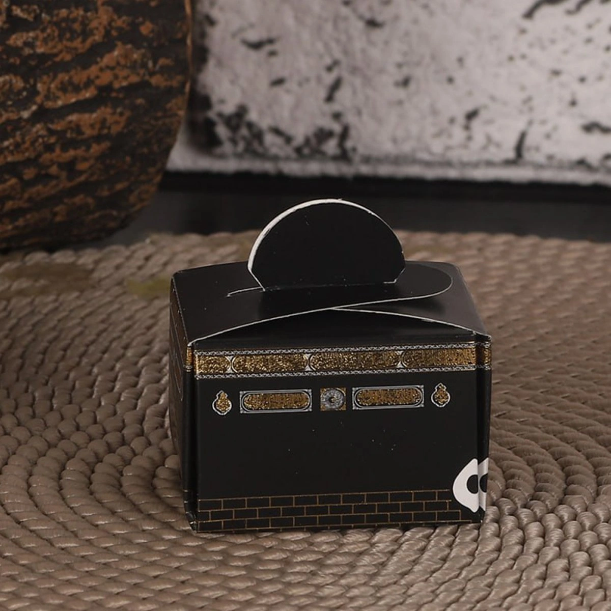 64 Sayfa Yaldız Kabe Siyah Lokumluk