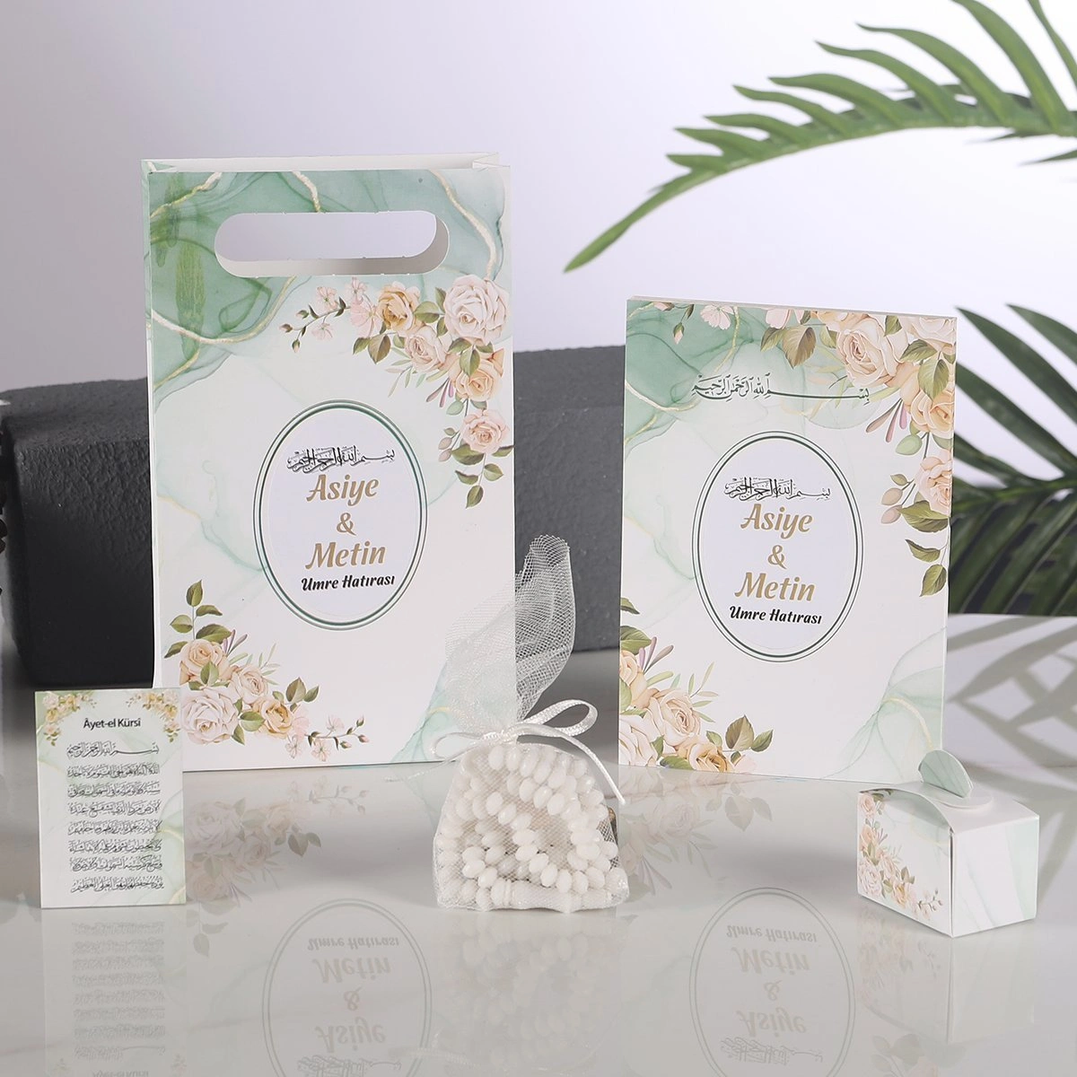 Zerafet Yeşil 5 li Mevlid Seti