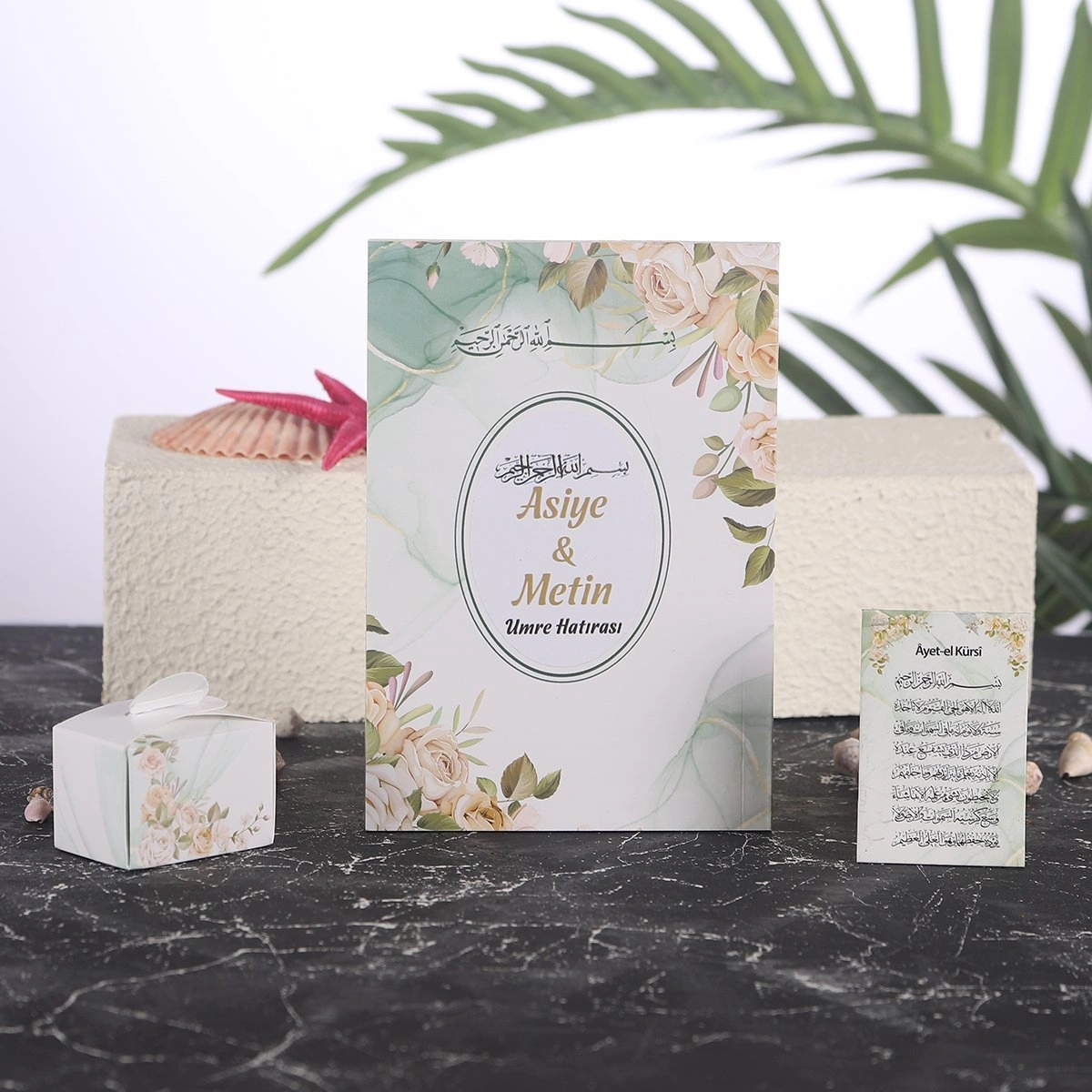 Zerafet Yeşil Yasin + Lokumluk + Magnet