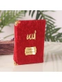 64 Sayfa Bordo Kadife Yasin