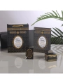 64 Sayfa Yaldız Kabe Siyah Yasin + Çanta + Lokumluk + Magnet