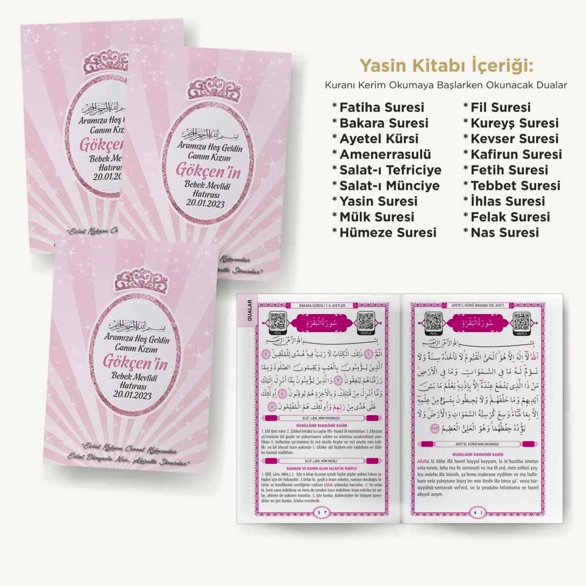 Taç Pembe Yasin-i Şerif