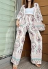 Etnik Desenli Kimono Takım