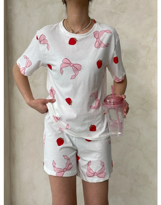 Çilek Pijama Takımı