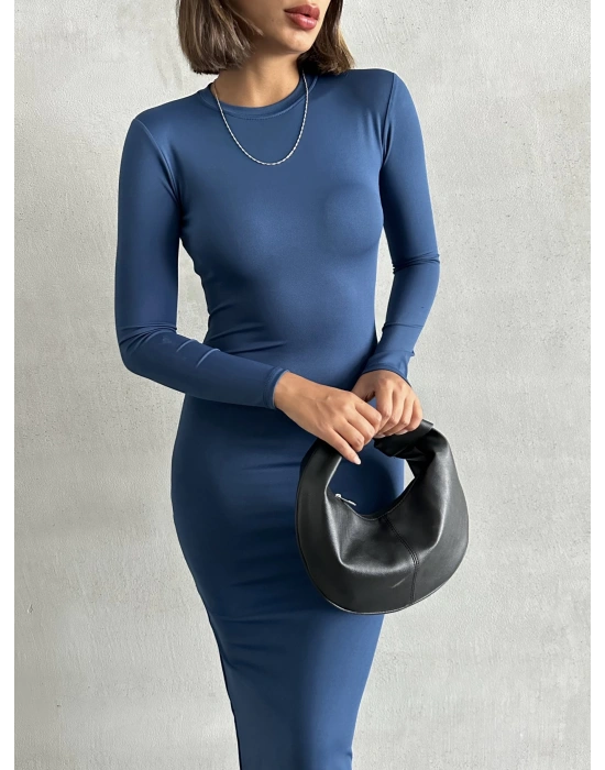 Basic Uzun Kollu Elbise