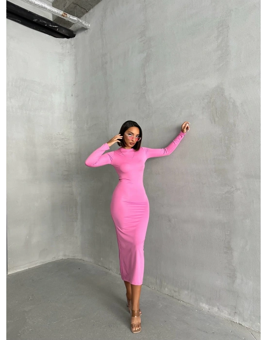 Basic Uzun Kollu Elbise