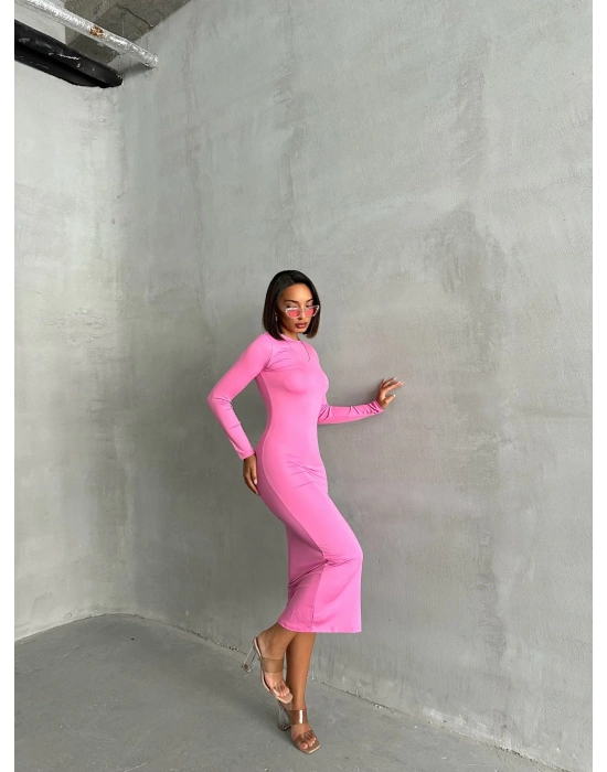 Basic Uzun Kollu Elbise