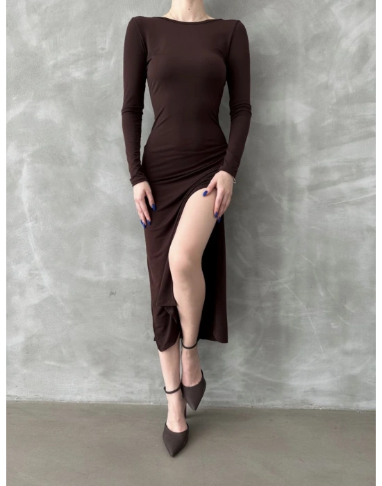 Çift Yırtmaçlı Elbise