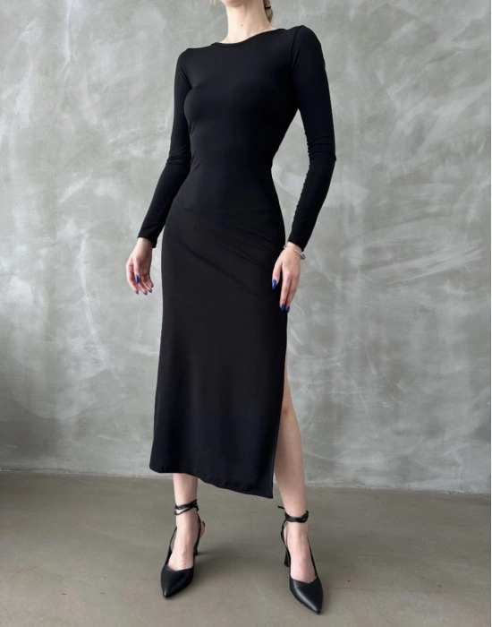 Çift Yırtmaçlı Elbise