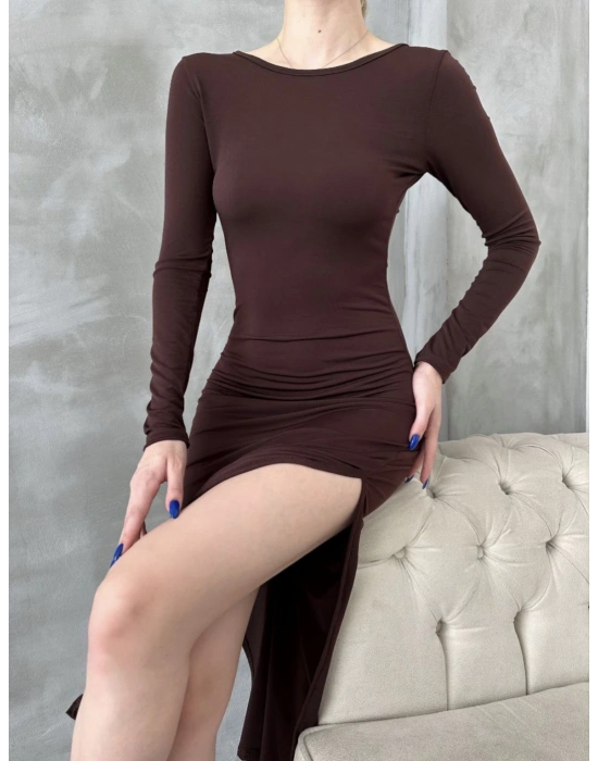 Çift Yırtmaçlı Elbise