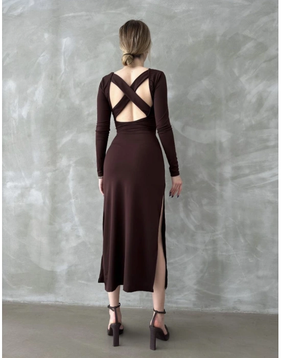 Çift Yırtmaçlı Elbise