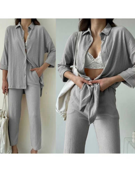 Düğmeli İkili Takım