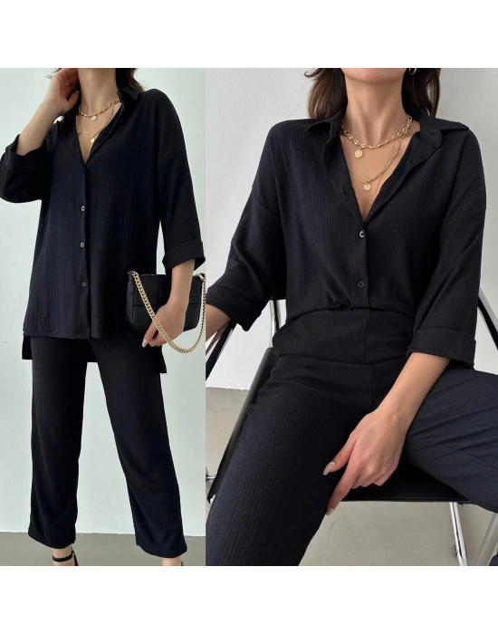 Düğmeli İkili Takım