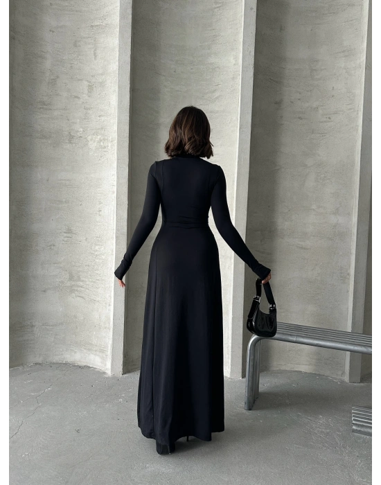 Fear Uzun Elbise-siyah