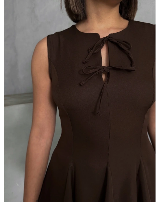 Kloş Elbise-kahve