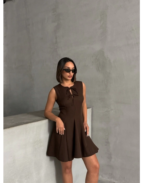 Kloş Elbise-kahve