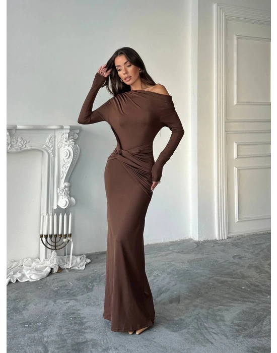 Naci Mocha Elbise-kahve