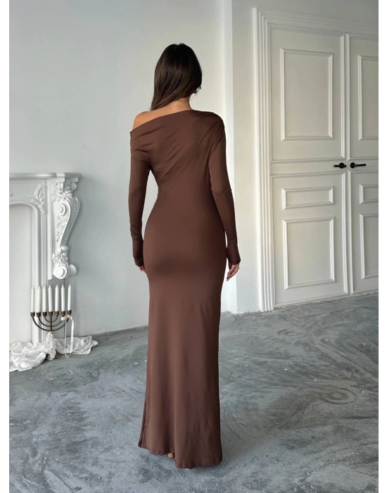 Naci Mocha Elbise-kahve