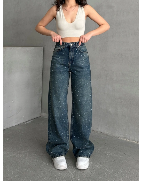 Rio Taşlı Palazzo Pantolon