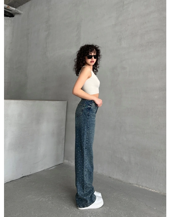 Rio Taşlı Palazzo Pantolon