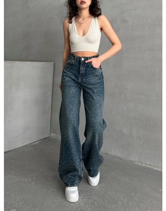 Rio Taşlı Palazzo Pantolon