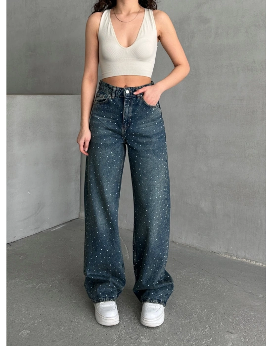 Rio Taşlı Palazzo Pantolon