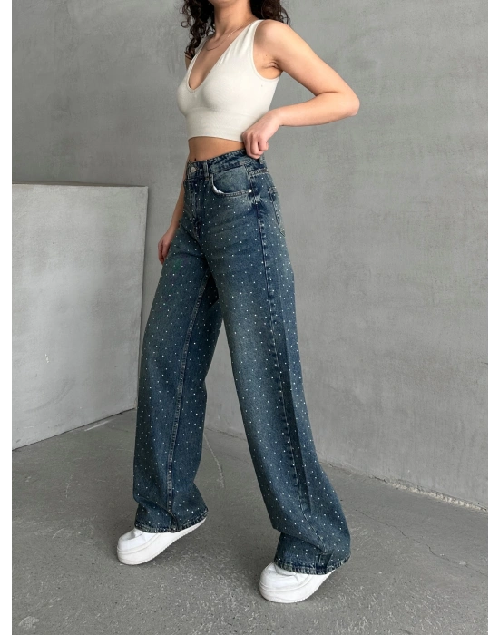 Rio Taşlı Palazzo Pantolon