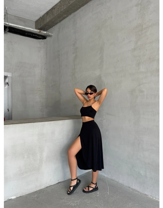 Sendy Şort Etek-siyah