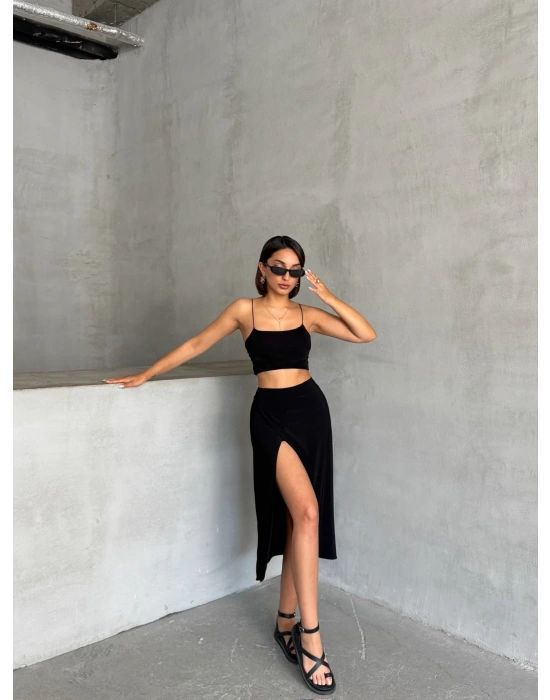 Sendy Şort Etek-siyah