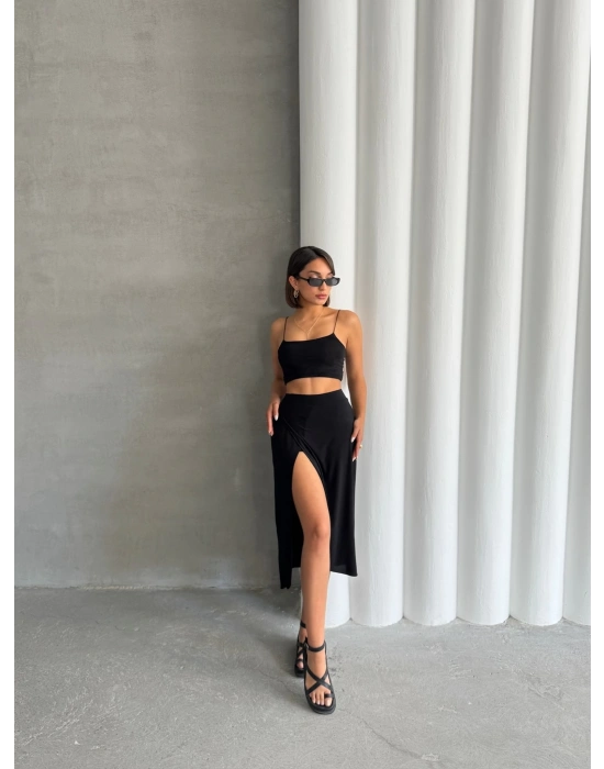 Sendy Şort Etek-siyah