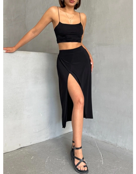 Sendy Şort Etek-siyah