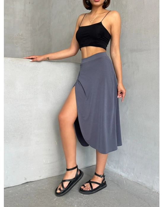 Sendy Şort Etek-gri