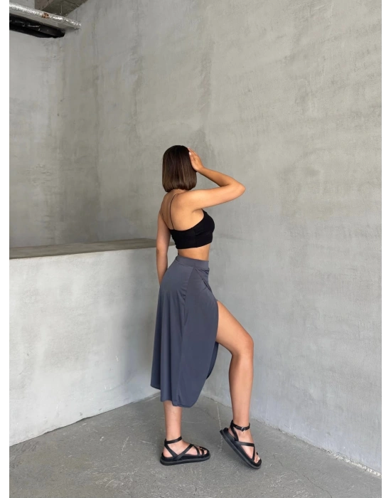 Sendy Şort Etek-gri