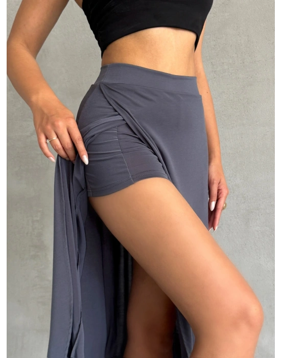 Sendy Şort Etek-gri